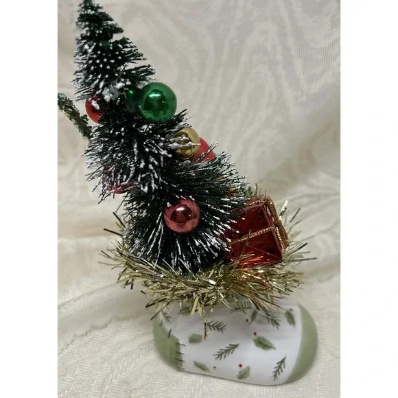 Retro Christmas‎ Kitschy Boot Vintage Santa  Assemblage Display Vintage Decor - Picture 4 of 9